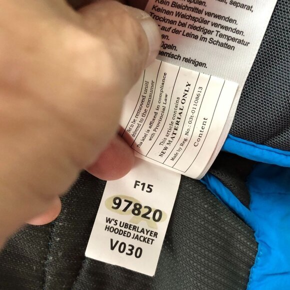 Outdoor Research Women’s Uberlayer Hooded Jacket – Polartec Alpha – Gray/Blue – - Picture 9 of 16